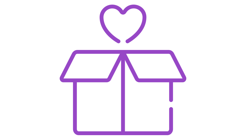 Purple abstract icon representing creativity and innovation, suitable for technology or design-related content.